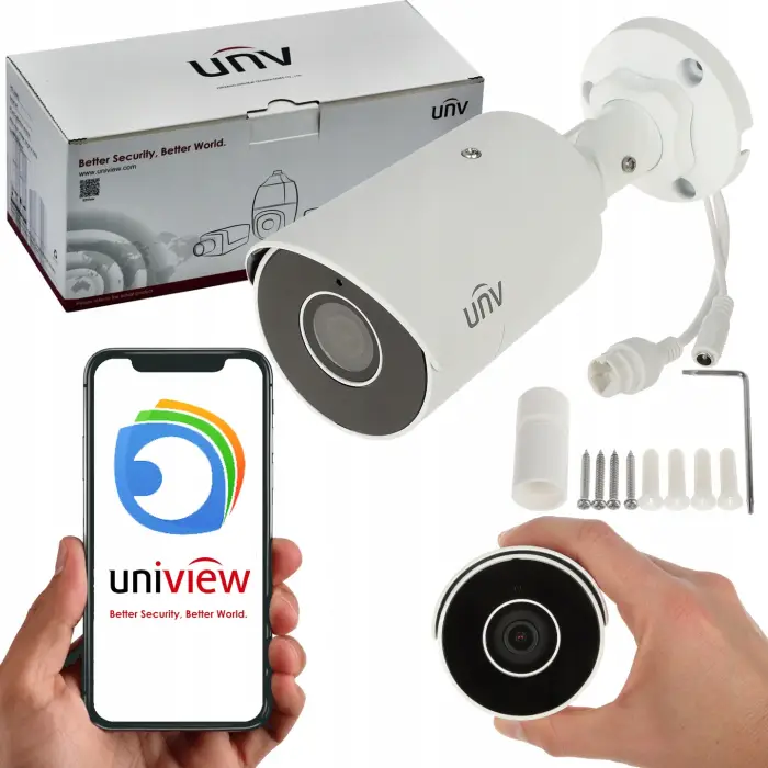 KAMERA IP DO MONITORINGU UNIVIEW 4MP IPC2124LE-ADF28KM-G PODGLĄD APLIKACJA