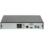 MOCNY REJESTRATOR IP NVR301-04X-P4 NA 4 KAMERY WBUDOWANY SWITCH POE PODGLĄD