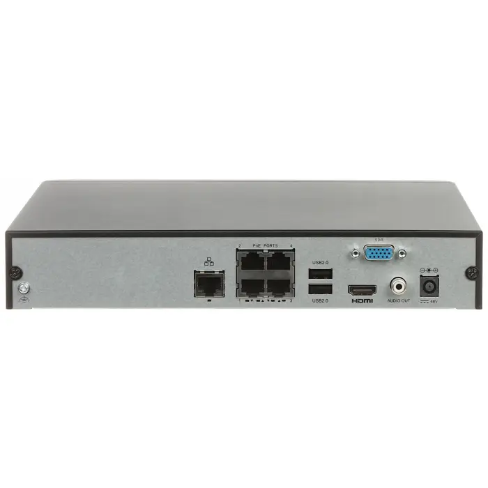 TANI REJESTRATOR IP NVR301-04S3-P4 NA 4 KAMERY ZASILANIE Z REJESTRATORA POE