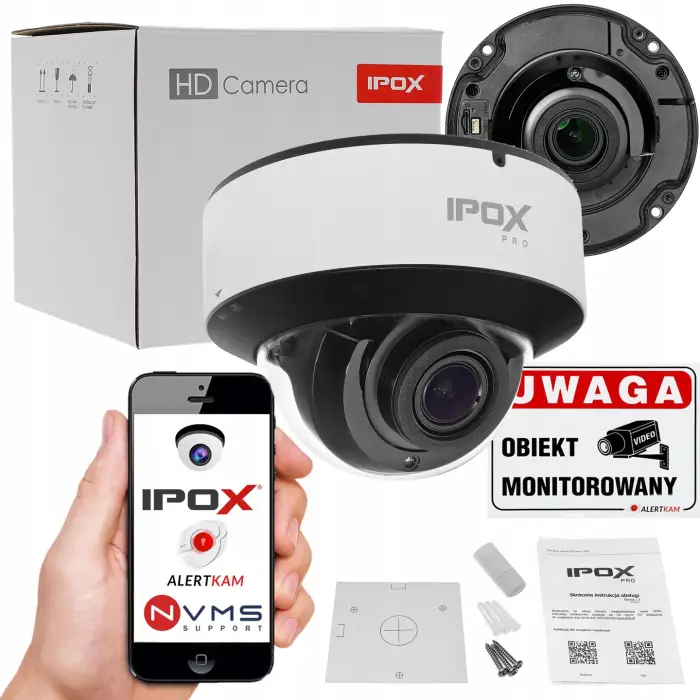 KAMERA ZEWNĘTRZNA IP IPOX 8MP PX-DWZIP8030AI