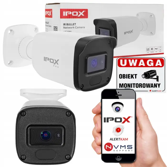 KAMERA ZEWNĘTRZNA IP IPOX 2MP PX-TI2028IR2