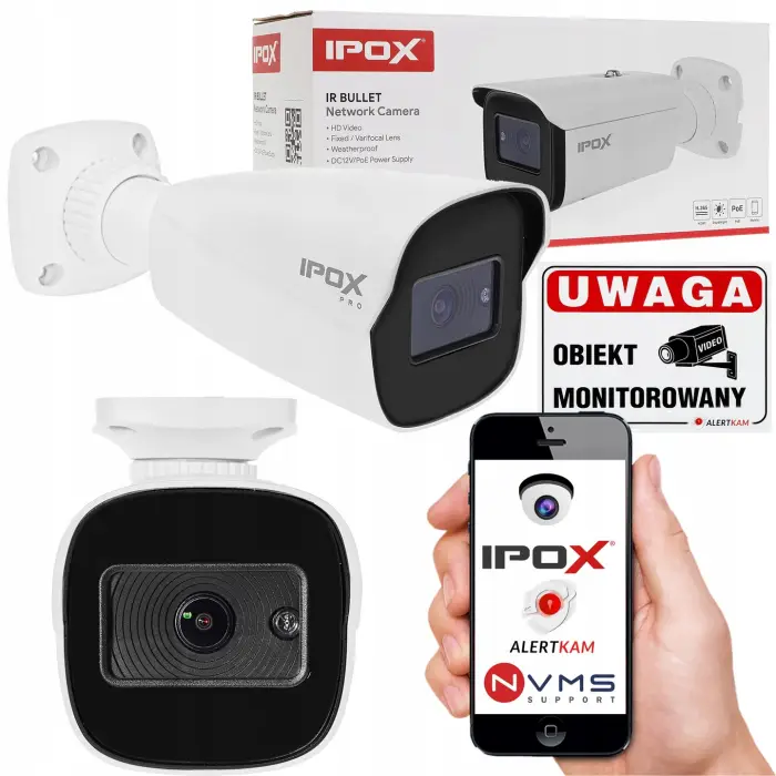 KAMERA ZEWNĘTRZNA IP IPOX 4MP IPOX PX-TIP4028IR3AISL