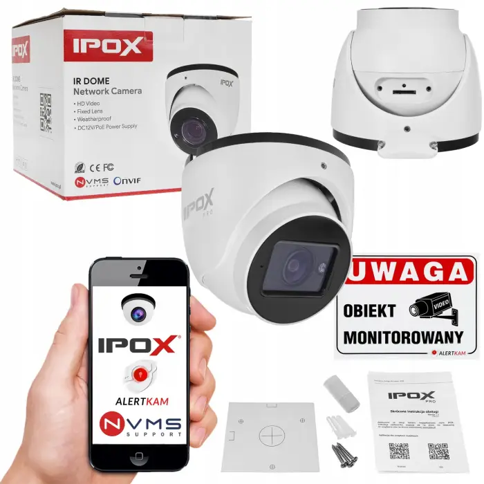 KAMERA ZEWNĘTRZNA IP IPOX 2MP PX-DI2028 KOPUŁOWA