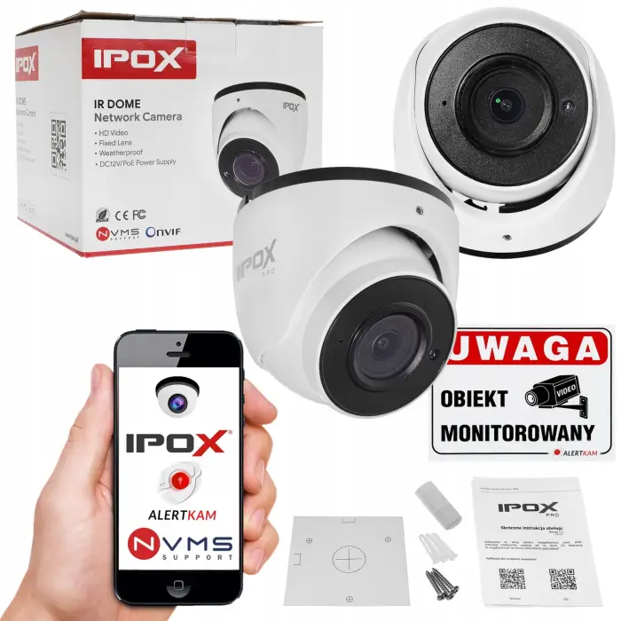 KAMERA ZEWNĘTRZNA IP IPOX 4MP PX-DI4036 KOPUŁOWA