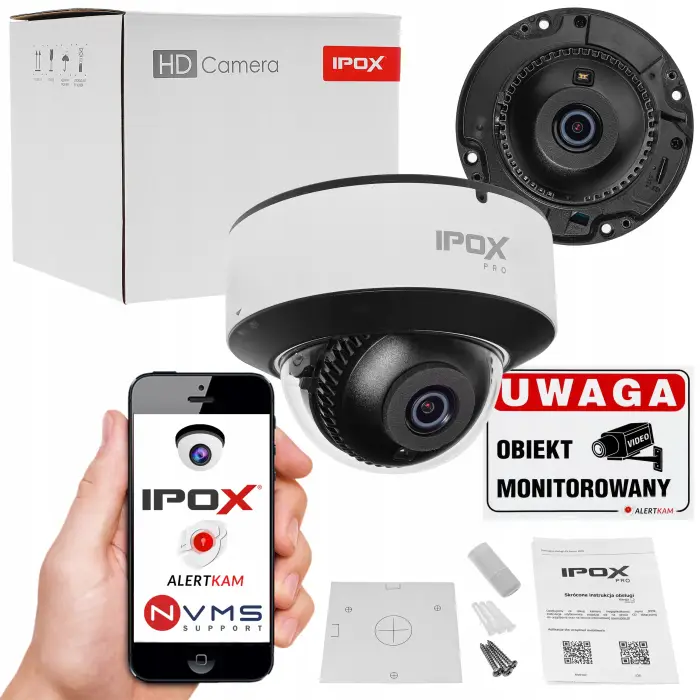 KAMERA ZEWNĘTRZNA IP IPOX 4MP PX-DWI4028 KOPUŁOWA