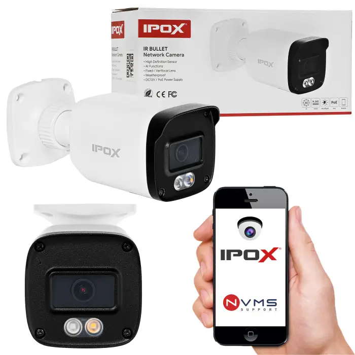 Kamera IPOX BASIC Series PX-TI4028IR3DL/W - Smart Dual Light + funkcje AI 4 MP