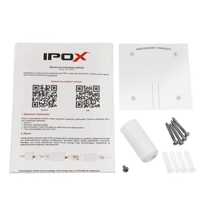 Kamera IPOX BASIC Series PX-TI4028IR3DL/W - Smart Dual Light + funkcje AI 4 MP