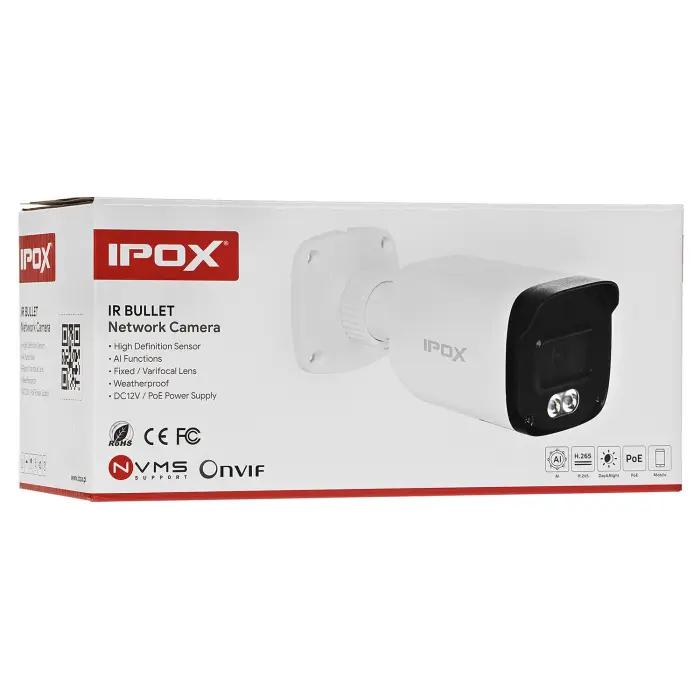 Kamera IPOX BASIC Series PX-TI4028IR3DL/W - Smart Dual Light + funkcje AI 4 MP