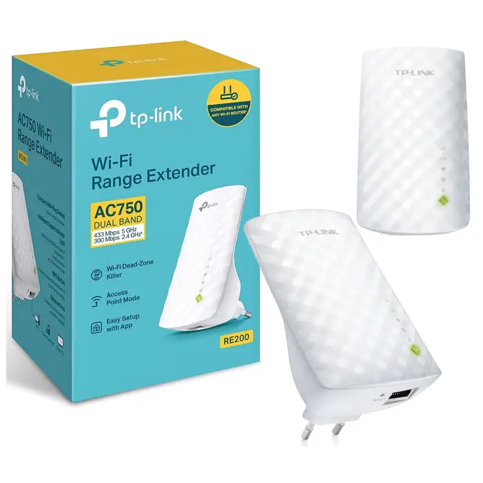 REPEATER TP-LINK RE200 AC750 WZMACNIACZ