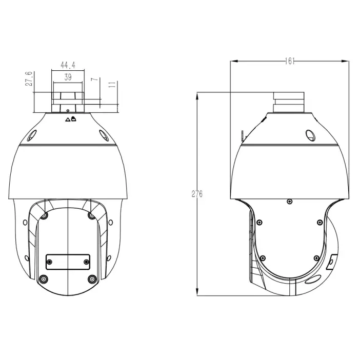 KAMERA IP SZYBKOOBROTOWA ZEWNĘTRZNA TC-H324S SPEC:23X/I/E/C/V3.0 - 2Mpx (5-115mm) TIANDY