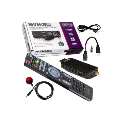Tuner DVB-T2 WIWA MINI dekoder TV naziemnej H.265