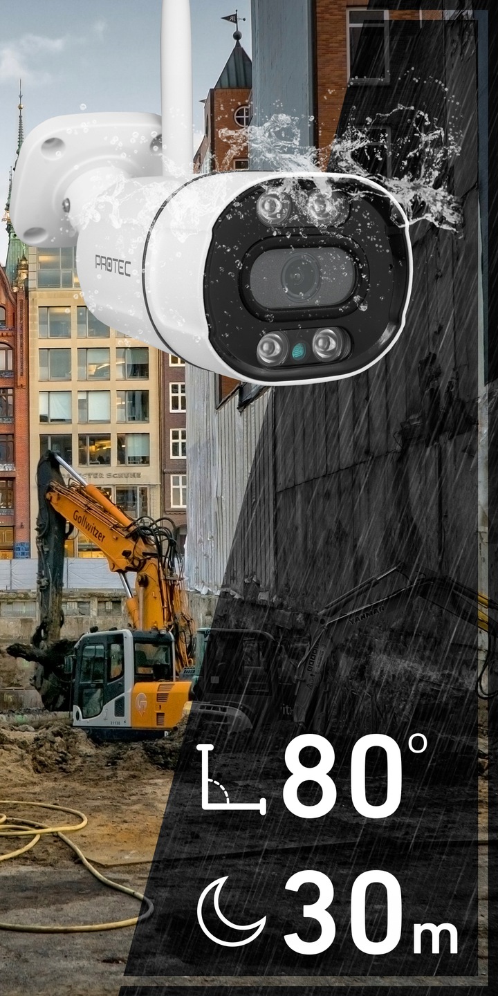 ZESTAW MONITORINGU WiFi 4 KAMERY FULL HD PREMIUM BEZPRZEWODOWE KOMPLET EAN (GTIN) 5904473551333