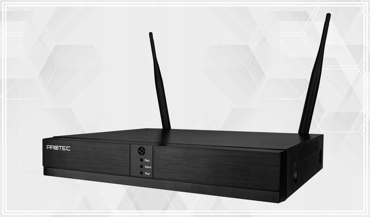 ZESTAW MONITORINGU WiFi 4 KAMERY FULL HD PREMIUM BEZPRZEWODOWE KOMPLET Funkcje aplikacja na telefon detekcja ruchu zaawansowane wyszukiwanie zoom cyfrowy