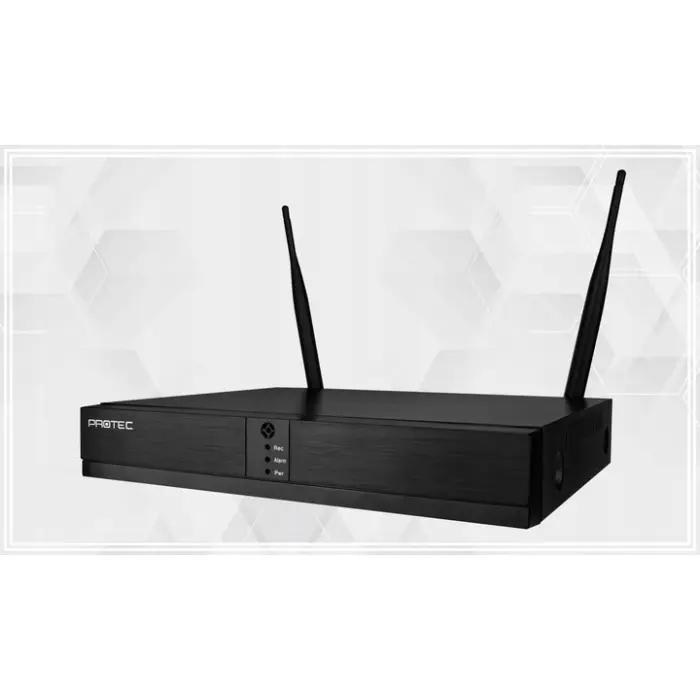 DOBRY BEZPRZEWODOWY ZESTAW DO MONITRINGU IP WIFI 4 KAMERY DYSK REJESTRATOR APLIKACJA