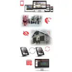ZESTAW 2 KAMERY FULLHD MONITORING ZEWNĘTRZNY PODGLĄD NA APLIKACJI