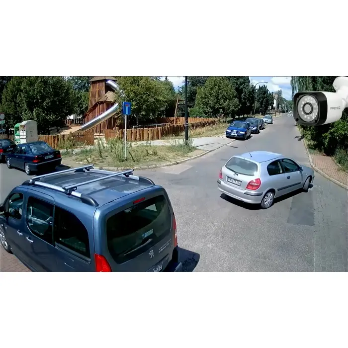 ZESTAW 2 KAMERY FULLHD MONITORING ZEWNĘTRZNY PODGLĄD NA APLIKACJI