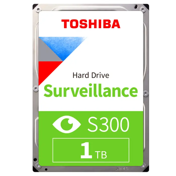 Dysk twardy 3,5'' HDD 1TB S300, do pracy ciągłej - Toshiba HDWV110UZSVA