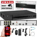 Rejestrator IP 8-kanałowy HWN-4108MH-8P, 8x PoE, do 8Mpx- Hikvision Hiwatch