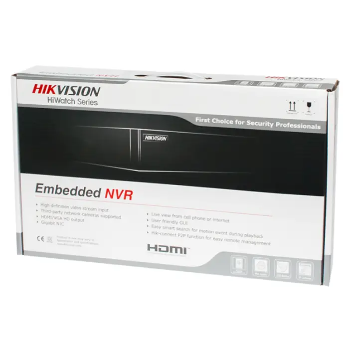 Rejestrator IP 8-kanałowy HWN-4108MH - do 8Mpx H.265+, 1xSATA - Hikvision Hiwatch