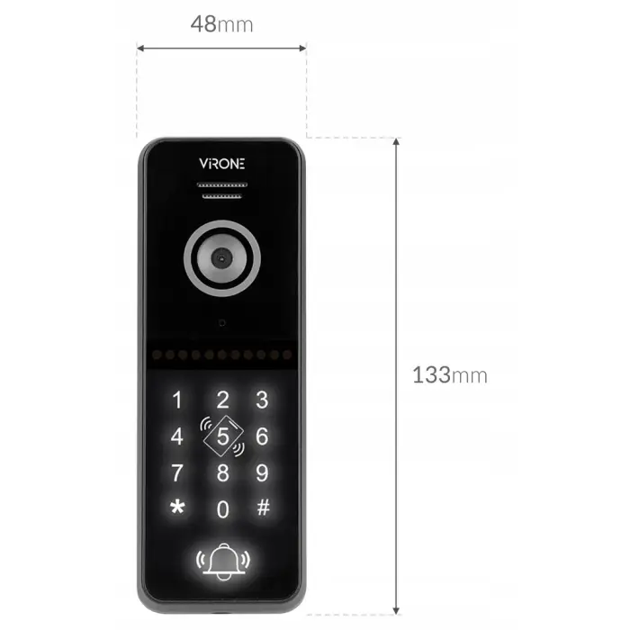 Wideodomofon Virone VDP-61 WIFI domofon full hd 7