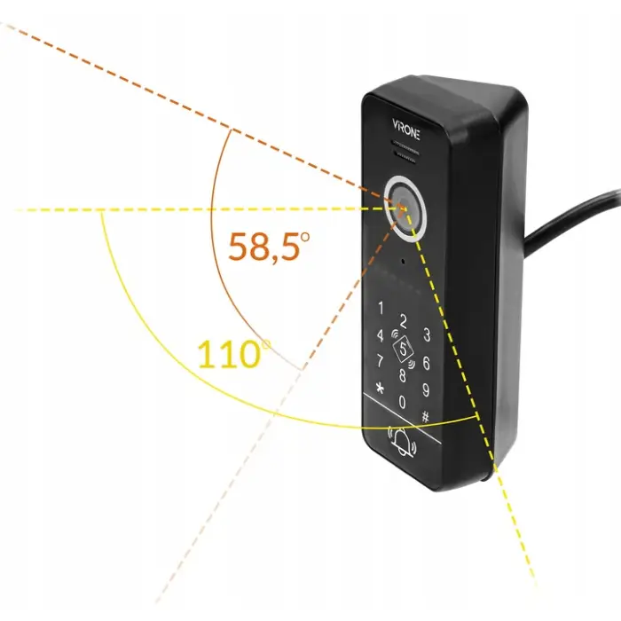 Wideodomofon Virone VDP-61 WIFI domofon full hd 7