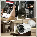 Zestaw monitoringu 6 kamer 5Mpx, IR 25m, dysk 1TB