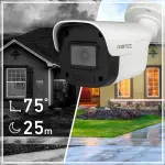 Zestaw do monitoringu 6 kamer 5 Mpx, IR 25m, dysk 1TB