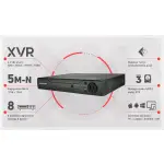 Zestaw do monitoringu 6 kamer 5Mpx, IR 20m, dysk 1TB