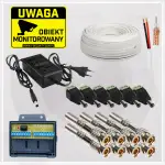 Zestaw do monitoringu 6 kamer 5Mpx, IR 20m, dysk 1TB