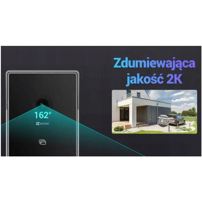 Zestaw Wideodomofonowy IP HP7 2-żyłowy, 2K, WiFi - Ezviz