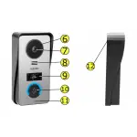 Wideodomofon Virone VDP-67 domofon WiFi full hdD 7