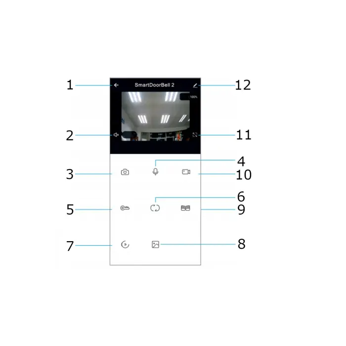 Wideodomofon Virone VDP-67 domofon WiFi full hdD 7