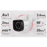 Zestaw monitoringu 8 kamer Full HD 2Mpx, IR 20m