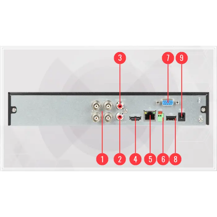 Zestaw monitoringu Dahua - 2 kamery 5 Mpx z mikrofonem, IR 60m, dysk 1TB