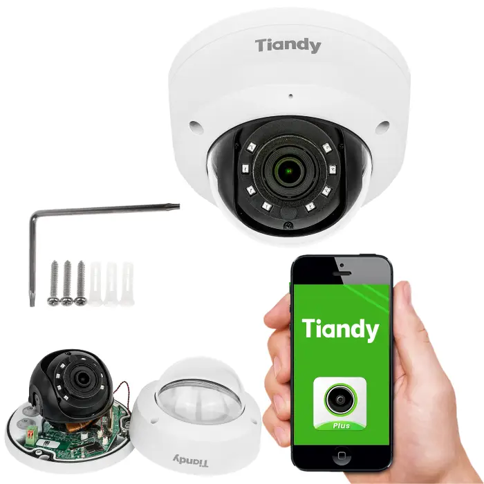 KAMERA WANDALOODPORNA IP TC-C35KS SPEC:I3/E/Y/2.8MM/V4.0 - 5 Mpx 2.8 mm TIANDY