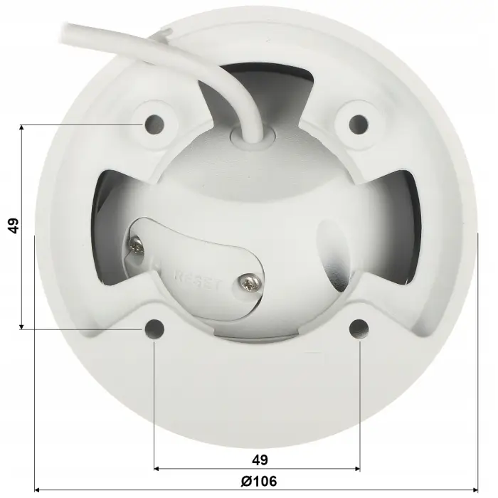 Kamera IP 8Mpx BCS-L-EIP28FSR5-Ai1 2.8mm BCS