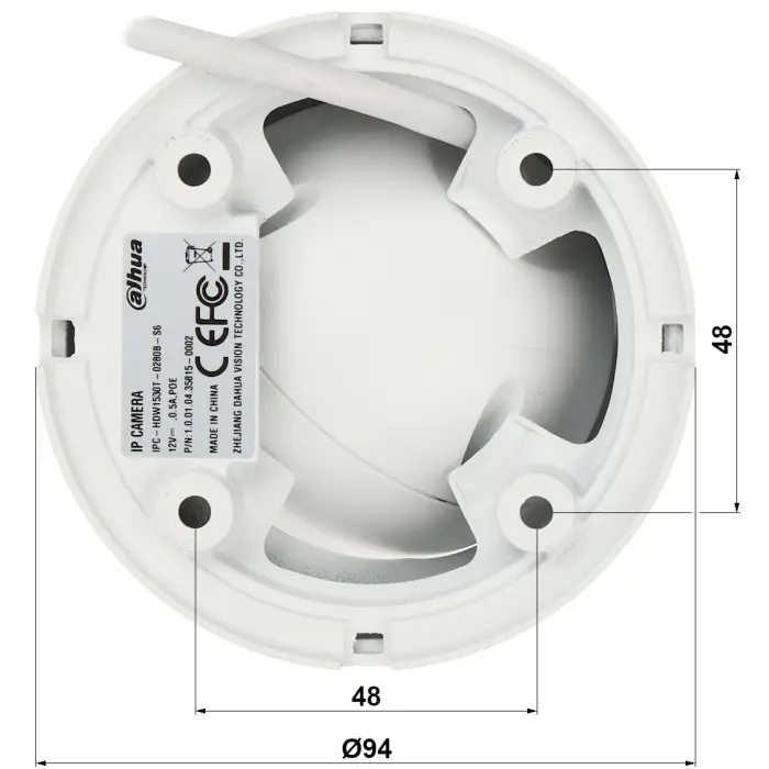 Kamera IP 5Mpx IPC-HDW1530T-0280B-S6 2.8mm DAHUA