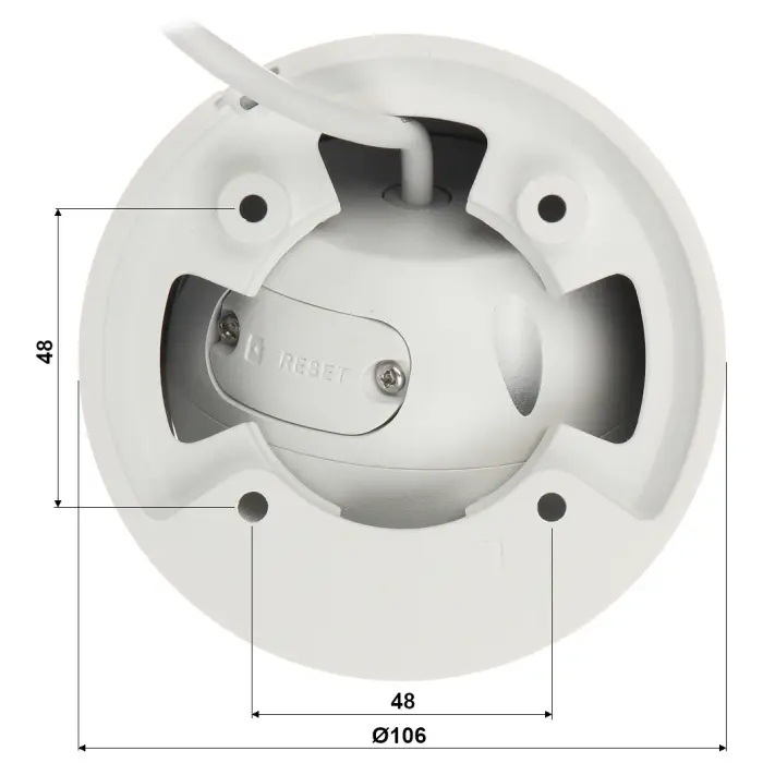 Kamera IP 8Mpx IPC-HDW3841EM-AS-0280B 2.8mm DAHUA