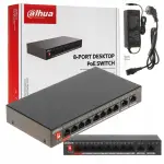 SWITCH POE PFS3010-8ET-96-V2 8-PORTOWY DAHUA