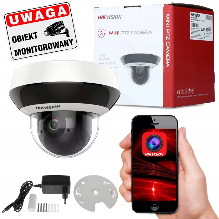 Kamera IP szybkoobrotowa zewnętrza DS-2DE2A404IW-DE3/W(C0)(S6)(C) - 3.7 Mpx 2.8 ... 12 mm Hikvision