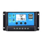 SOLARNY REGULATOR ŁADOWANIA PWM 10A 12/24V LCD USB