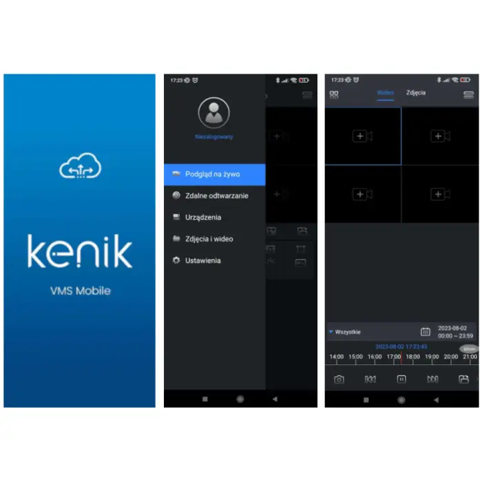 Zestaw wideodomofonu 2-żyłowy KENIK KG-2WKIT