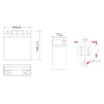 AKUMULATOR 12.8V/18AH/LIFEPO4-MWLJ MW Power