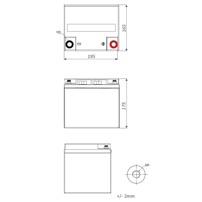 AKUMULATOR 12.8V/46AH/LIFEPO4-EP EUROPOWER