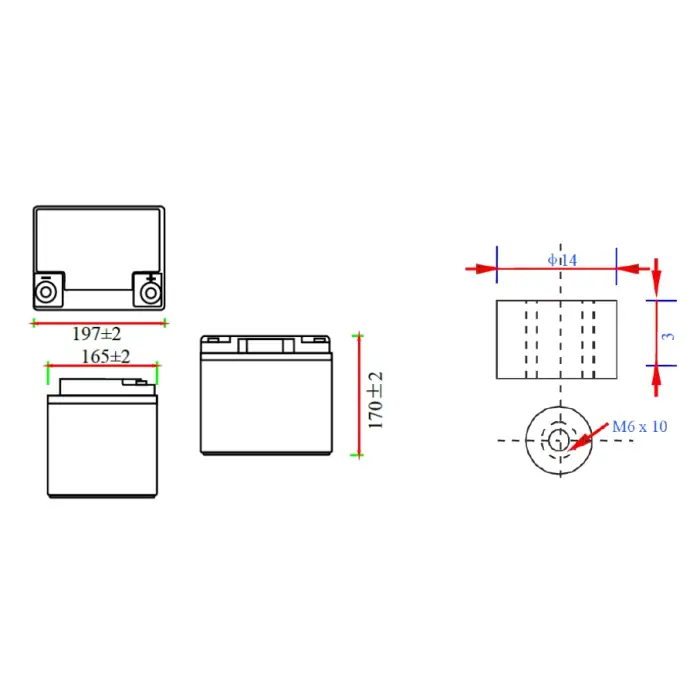 AKUMULATOR 12.8V/50AH/LIFEPO4-MWLJ MW Power