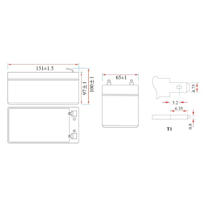 AKUMULATOR 12.8V/6AH/LIFEPO4-MWLJ MW Power