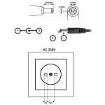 ZASILACZ 12V/0.5A/TRF