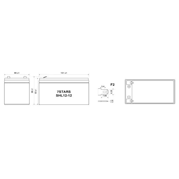 AKUMULATOR 12V/12AH-7STARS