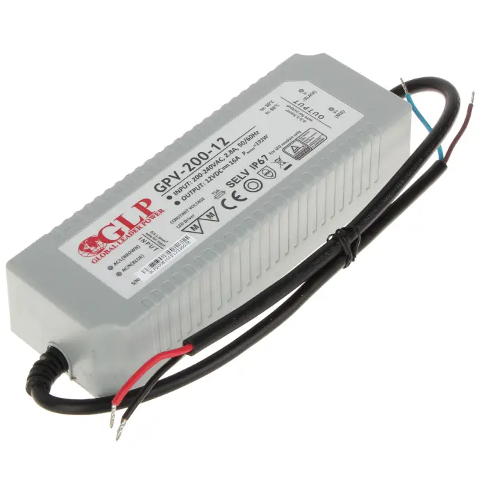 ZASILACZ IMPULSOWY 12V/16A/GPV