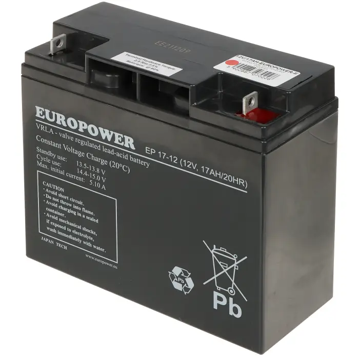 AKUMULATOR 12V/17AH-EUROPOWER-EP